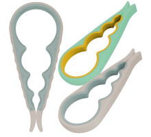 Открывалка для винтовых крышек "4 диаметра", 9х22х2 см, 2цв. NEW