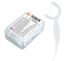 Зубочистки флоссеры с зубной нитью. Набор 50 шт. NEW