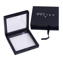 Коробка для хранения украшений (черная). Размер 9,5х9,5х2,5 см. NEW