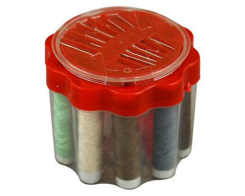 Набор для шитья "В дорогу" 33 предмета. Размер футляра для хранения 7х6 см NEW