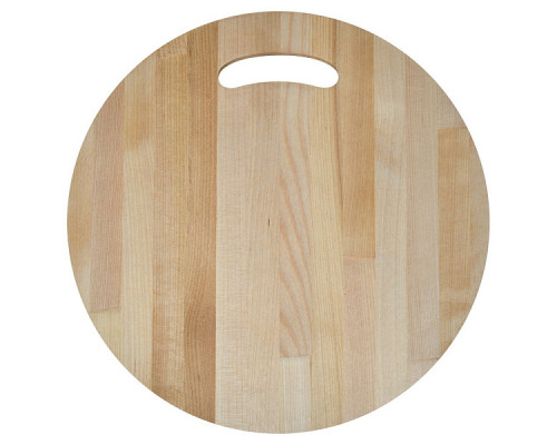 Доска разделочная с желобками. Диаметр 28 см, толщина 0,8 см NEW