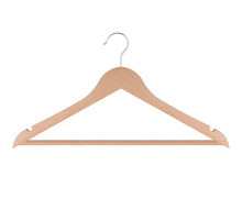 Вешалка-плечики. Размер 44-46. (натур.цв.) NEW