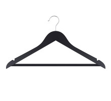 Вешалка-плечики. Размер 44-46. (черн.цв.) NEW