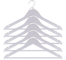 Вешалка-плечики. Размер 44-46. Набор 5шт.(белый цв.) NEW