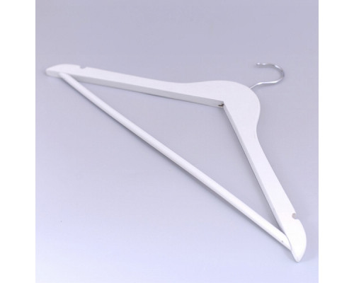 Вешалка-плечики. Размер 44-46. Набор 5шт.(белый цв.) NEW