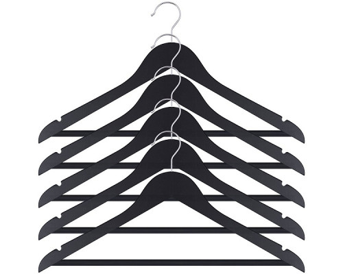 Вешалка-плечики. Размер 44-46. Набор 5шт.(черн.цв.) NEW