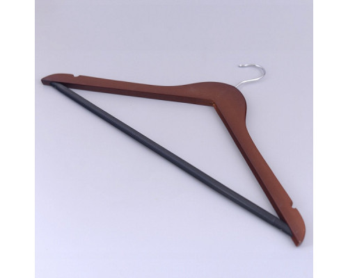 Вешалка-плечики. Размер 44-46. (антискольз./натур.цв) NEW