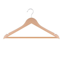 Вешалка-плечики. Размер 44-46. (антискольз.греб./натур.цв) NEW