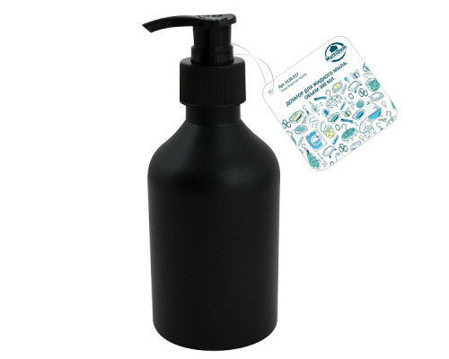 Дозатор для жидкого мыла. Размер 16,5х5,5 см. Объем 300 мл. NEW