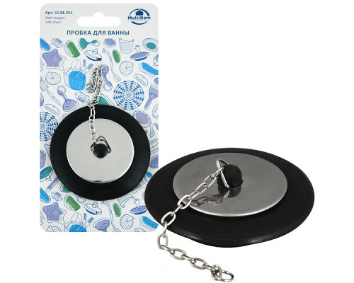 Пробка для ванны. Диаметр 7,5 см.