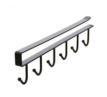 Планка с 6 крючками навесная "ЛОФТ". Размер 26,5х1,5х7 см.  NEW