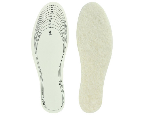 Стельки утепленные, размер 36-46 NEW