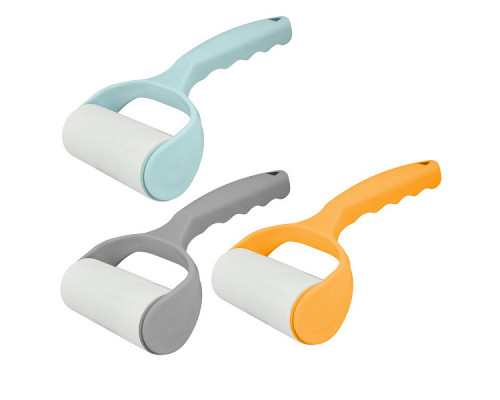 Ролик для одежды + дополнительная насадка (40 слоев). Размер 19х11х5 см. 4 цв. NEW