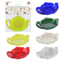 Набор подставок для чайных пакетиков (4 шт). Цветные NEW