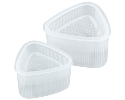 Форма для онигири. Набор 2 шт.Размеры: 6,5х6,5х4 см, 7,5х7,5х4,5 см NEW