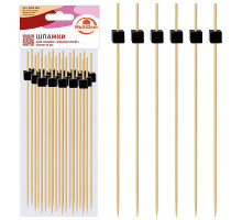 Шпажки для канапе "Кубики Лофт". Набор 24 шт. Длина 12 см. NEW