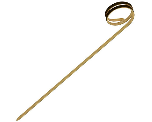 Шпажки для канапе "Завиток Графит". Набор 24 шт. Длина 12 см. (черный) NEW