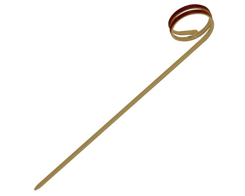 Шпажки для канапе "Завиток". Набор 24 шт. Длина 12 см. (красный) NEW