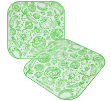 Доска разделочная "Овощи". Размер 28*28см