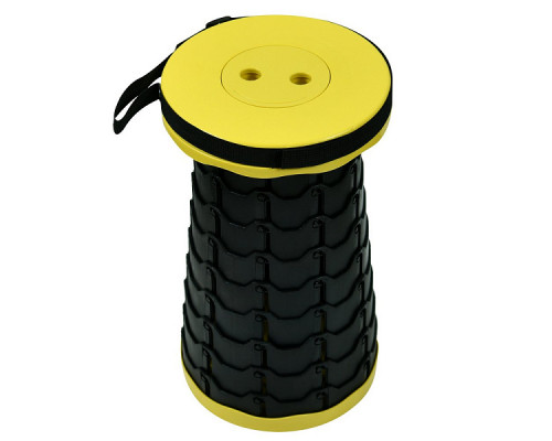 Табурет складной "Телескопический" Размер диаметр 25 см, высота от 6,5 до 44 см NEW