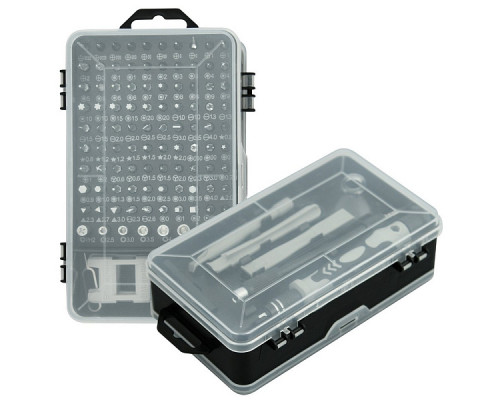 Набор инструментов в футляре. 115 предметов. Размер футляра для хранения 10х17х5 см NEW