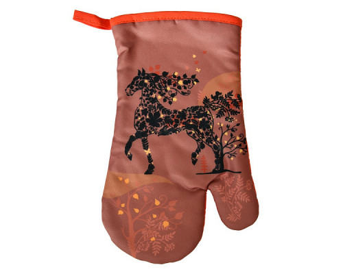 Прихватка-рукавица "Спирит". Размер 17х27 см. 3 диз. NEW