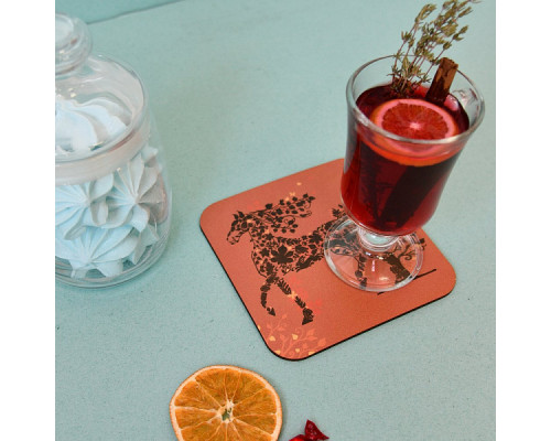 Подставка под горячее "Спирит" 14*14см 3 диз. NEW