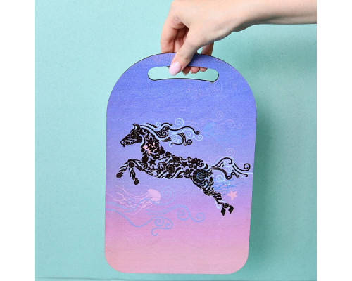 Доска разделочная "Спирит", размер 29х18,5см  3диз. NEW