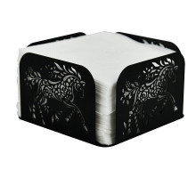 Салфетница  "Спирит". Размер 12,5х12,5х7 см. NEW (только кратно упаковке)