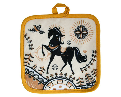 Прихватка "Сивка-Бурка". Размер 17х17 см. 3 диз. NEW