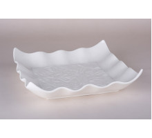 Блюдо квадратное 30х30см Коралл  9008  фарфор