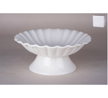 Блюдо на ножке 21.5х21.5х10см Коралл  9021  фарфор