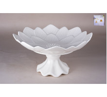 Блюдо на ножке 36х36х17см Коралл  9011  фарфор