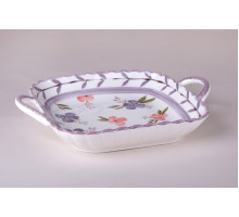 Блюдо сервировочное 15х20х4.5см Коралл Violet Dreams 8542  фарфор