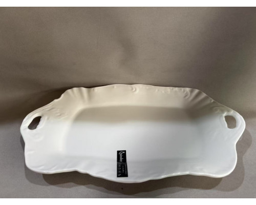 Блюдо сервировочное 43х25см Коралл Florence 8843  фарфор