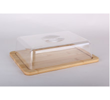 Блюдо сервировочное с крышкой 27х20см Коралл  7832  без