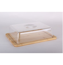 Блюдо сервировочное с крышкой 27х20см Коралл  7832  без