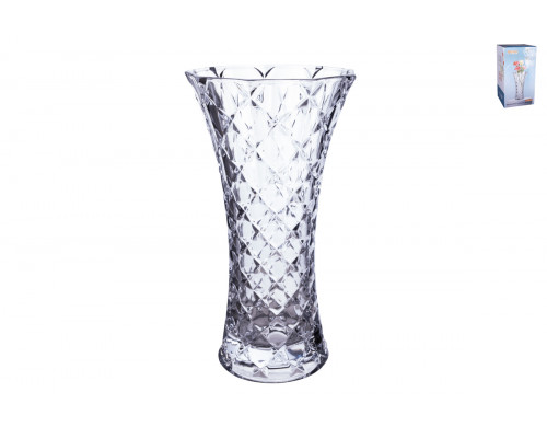 Ваза для цветов 15.5х29см Коралл  8032  стекло