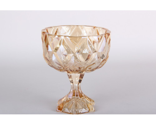 Ваза сервировочная 16х16см Коралл  6514  стекло