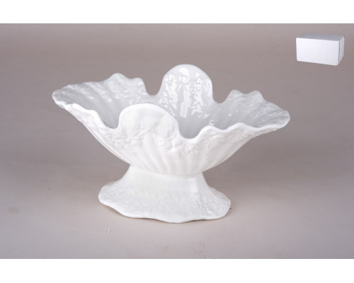 Ваза сервировочная 20х13х10см Коралл  9022  фарфор