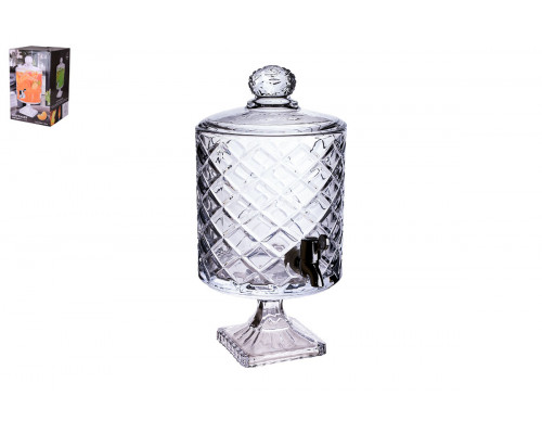 Диспенсер 4.5л Коралл  9128  стекло