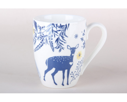 Кружка 320мл Коралл Deep forest SF06-10  фарфор