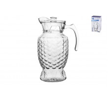 Кувшин с крышкой Коралл  5277 1.8 л стекло
