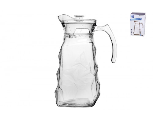 Кувшин с крышкой Коралл  5278 1.8 л стекло