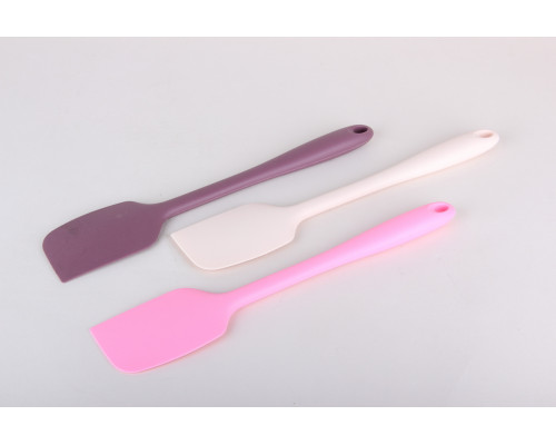Лопатка 28.5х5.3см  микс 3 цвета Коралл силикон армированный 7761  без