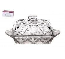 Масленка 17х10х8см Коралл  8301  стекло