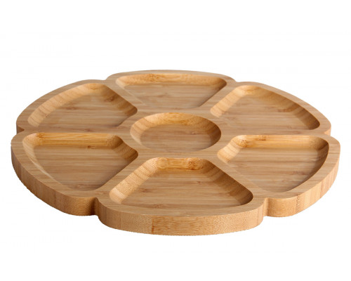 Менажница 30см Коралл бамбук 4640  без