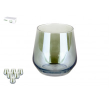 Набор бокалов 1/6 420мл Green п/у Коралл  6983  стекло