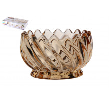 Набор ваз сервировочных 1/6 150мл Коралл gold 8734  стекло