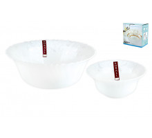 Набор салатников 1/7 Коралл арабеска W-7A5-130313  стекло